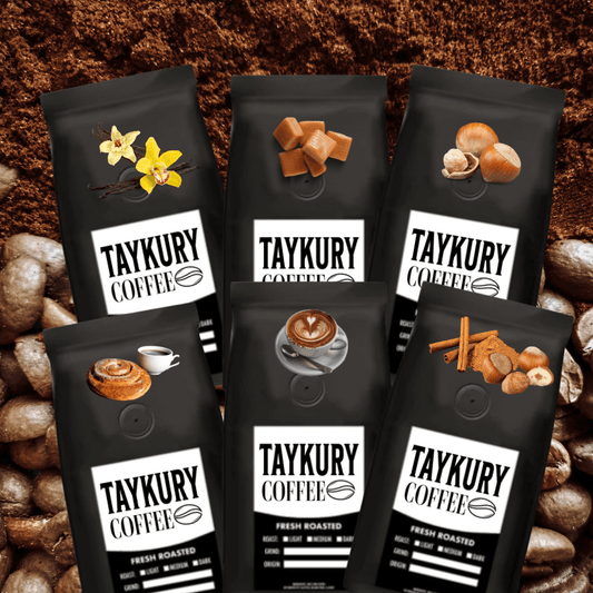 Flavored Coffees Sample Pack/// TAYKURY COFFEE®